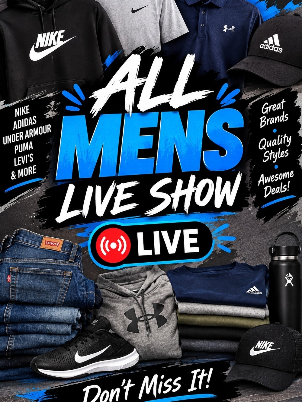 Like This Flyer To Notify For Mens Live Show